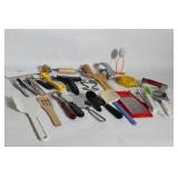 Collection of Assorted Kitchen Utensils and Gadgets