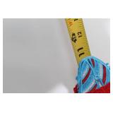 Decorative Lace Snowman Figurine with Hat and Scarf