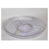 Mikasa Divided Crystal Serving Platter with Box