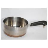 Set of 3 Cookware Items: Oval Roaster, Stainless Steel Saucepan, and Mini Frying Pan