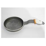 Set of 3 Cookware Items: Oval Roaster, Stainless Steel Saucepan, and Mini Frying Pan