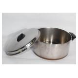 Set of 2 Stainless Steel Pots with Lids