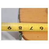 Longaberger Handwoven Basket with Lid and Woven Trim Basket Set