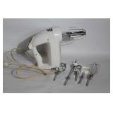 Used Handheld Electric Mixer with Attachments