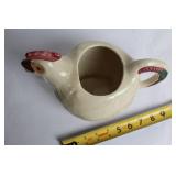 Vintage Chicken-Shaped Ceramic Pitcher