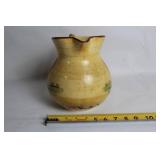 Charming Hand-Painted Ceramic Pitcher with Rooster Design
