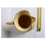 Charming Hand-Painted Ceramic Pitcher with Rooster Design