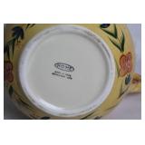 Charming Hand-Painted Ceramic Pitcher with Rooster Design