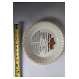 Set of 3 Assorted Baking Pie Dishes - Pyrex, Stoneware, and Pampered Chef