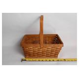 Longaberger Woven Basket with Plastic Protector Insert