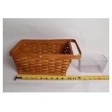 Longaberger Woven Basket with Plastic Protector Insert