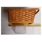 Longaberger Woven Basket with Plastic Protector Insert