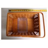 Longaberger Woven Basket with Plastic Protector Insert