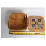 Longaberger Handmade Basket with Lid - 2005 Edition