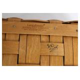 Longaberger Handmade Basket with Lid - 2005 Edition