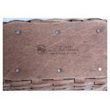 Set of 2 Longaberger Handwoven Wooden Baskets