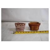 Longaberger Handwoven Basket with Liner - 1995