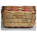 Longaberger 2001 Hostess Appreciation Handwoven Basket