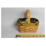 Longaberger Handmade Basket with John Deere Liner