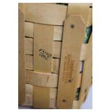 Longaberger Handmade Basket with John Deere Liner