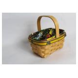 Longaberger Handmade Basket with John Deere Liner