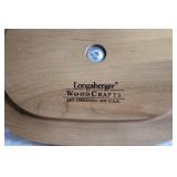 Longaberger WoodCraft Covered Basket with Liner