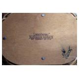 Longaberger WoodCraft Covered Basket with Liner