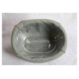 Longaberger WoodCraft Covered Basket with Liner