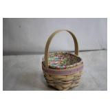 Longaberger Handwoven Basket with Liner - Century Celebration Edition