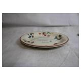 Longaberger Ceramic Sharing Plate with Fruit Design