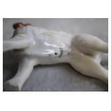Set of 2 Vintage Porcelain Dog Figurines - Ireland & Japan