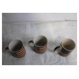 Patriotic Longaberger Basket with 3 Flag Mugs