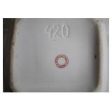 Vintage Set of 12 Made in Czechoslovakia Floral Ceramic Kitchen Canisters