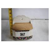 Vintage Set of 12 Made in Czechoslovakia Floral Ceramic Kitchen Canisters