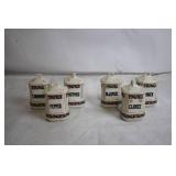 Vintage Set of 12 Made in Czechoslovakia Floral Ceramic Kitchen Canisters