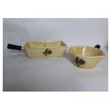 43-Piece Rustic Rooster Dinnerware Set with Glasses and Kitchen Accessories