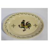 43-Piece Rustic Rooster Dinnerware Set with Glasses and Kitchen Accessories