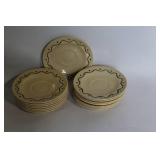 43-Piece Rustic Rooster Dinnerware Set with Glasses and Kitchen Accessories