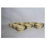 43-Piece Rustic Rooster Dinnerware Set with Glasses and Kitchen Accessories