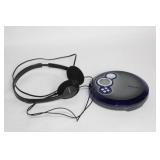 Philips Portable CD Player with Sony Headphones