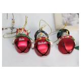 Assorted Christmas Ornament Collection with Personalized Names