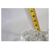 Hexagonal Glass Vase with Multiple Openings