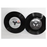 Collection of Vintage 45 RPM Vinyl Records