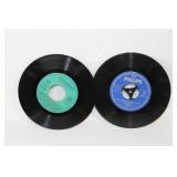 Collection of Vintage 45 RPM Vinyl Records