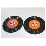 Collection of Vintage 45 RPM Vinyl Records