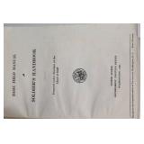 Lot of 3 Vintage 1940s War Department Basic Field Manuals