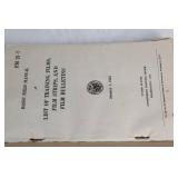 Lot of 3 Vintage 1940s War Department Basic Field Manuals