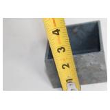 HomCo Santa Mouse Figurines with Stone-Look Holder