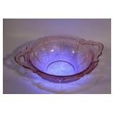 Set of 4 Depression Glass Bowls and Plates