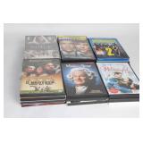 Collection of 20 Assorted DVDs and Blu-rays Including 